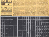 Cover for Early Toronto Newspapers