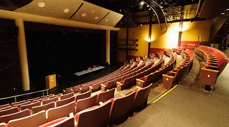 Theatre at York Woods Branch, view from seats