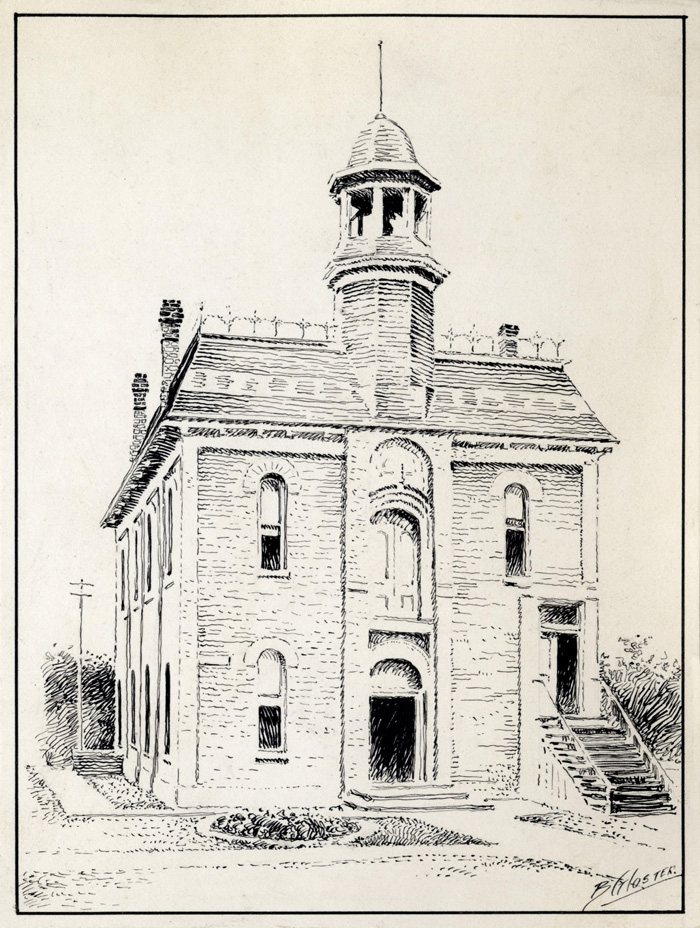 Weston Town Hall (Dufferin Hall), Toronto, Ont., 1909