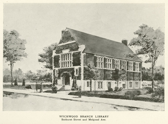 Wychwood Branch Library. Bathurst Street and Melgund Avenue